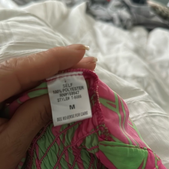 One n More Leaf Print Short Sleeve Top - Picture 10 of 11